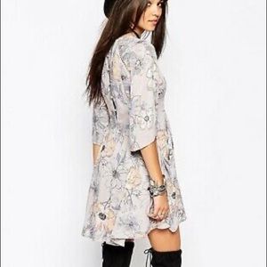 Free People Eyes On You Mini Dress In Floral Print 4